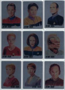 Star Trek Inflexions Hand Painted Metal Cards