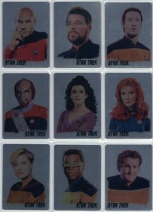 Star Trek Inflexions Hand Painted Metal Cards