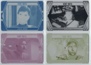 Star Trek Inflexions Printing Plate Cards