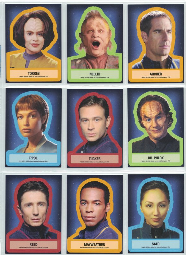 Star Trek Inflexions Sticker Cards