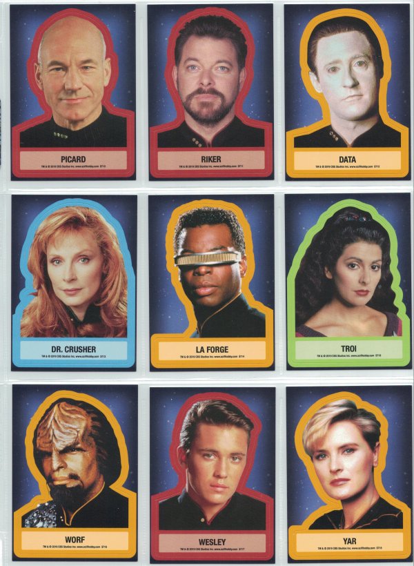 Star Trek Inflexions Sticker Cards - Star Trek Card Collective