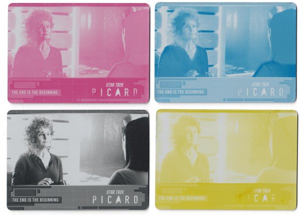 Star Trek Picard Printer's Plate Cards