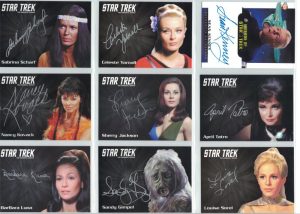 Star Trek TOS Inscriptions Autograph Cards