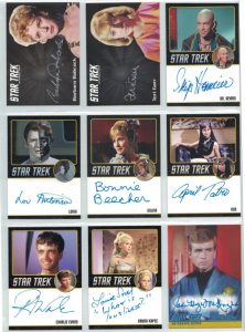 Star Trek TOS Inscriptions Autograph Cards