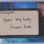 Star Trek TOS Inscription Moss cut Signature Card