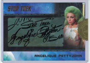 Star Trek TOS Inscription Moss cut Signature Card