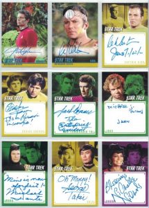 Star Trek TOS Inscriptions Autograph Cards