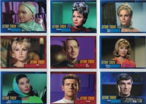 Star Trek TOS Inscriptions Heroes and Villain Cards