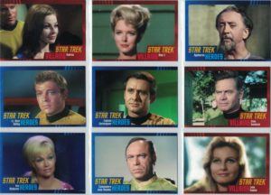 Star Trek TOS Inscriptions Heroes and Villain Cards