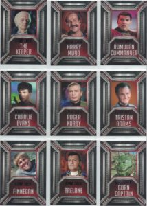 Star Trek TOS Inscriptions Laser Villains Cards