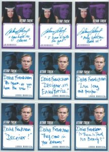 Star Trek TOS Inscriptions inscription auto cards