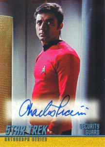 Star Trek Inscription card variant A308 full signature