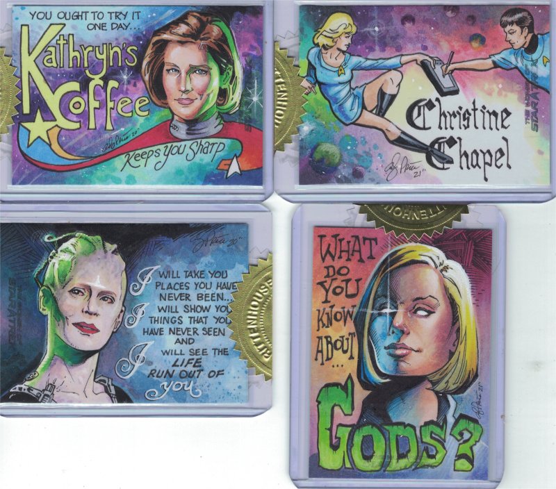 Women of Star Trek Art and Images 9-case Incentive Cards