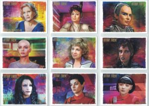 Women of Star Trek Art and Images Common Card Set