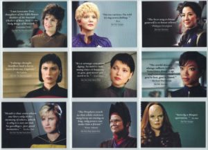 Women of Star Trek Art and Images Quotable Card Set