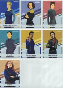 Women of Star Trek Art and Images Universe Gallery Card Set