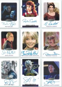 Women of Star Trek Art and Images Autograph Cards