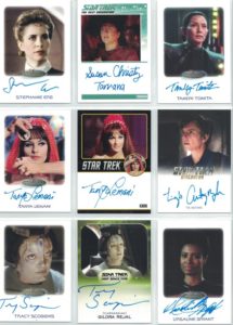 Women of Star Trek Art and Images Autograph Cards