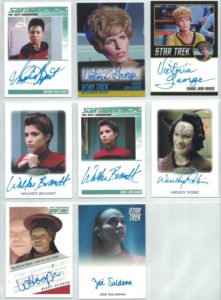 Women of Star Trek Art and Images Autograph Cards