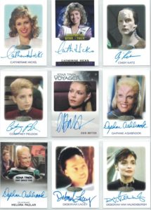 Women of Star Trek Art and Images Autograph Cards