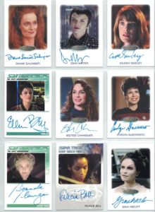 Women of Star Trek Art and Images Autograph Cards