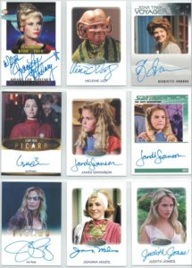 Women of Star Trek Art and Images Autograph Cards