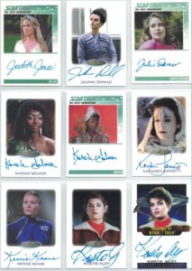 Women of Star Trek Art and Images Autograph Cards