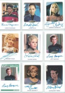 Women of Star Trek Art and Images Autograph Cards