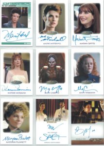 Women of Star Trek Art and Images Autograph Cards