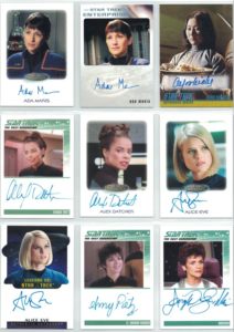 Women of Star Trek Art and Images Autograph Cards