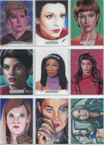 Women of Star Trek Art and Images Sketch Cards