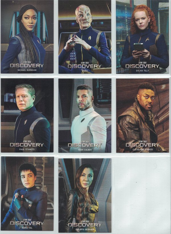 Star Trek Discovery Season Three Character Cards