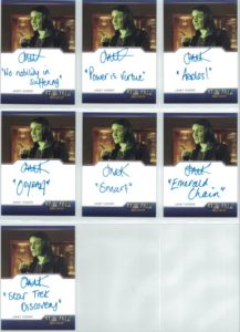 Star Trek Discovery Season Three Inscription Cards