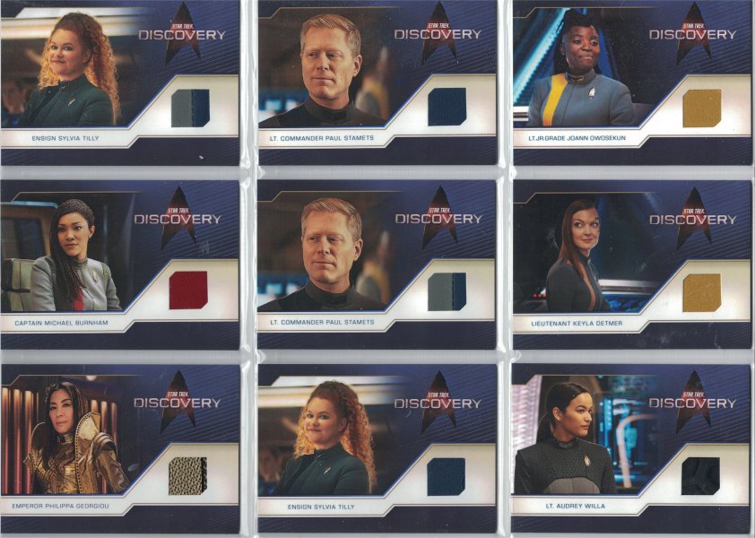 Star Trek Discovery Season Three Relic Cards