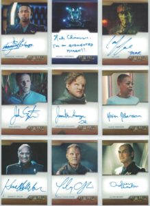 Star Trek Discovery Season Three Archive Exclusive Autograph Cards