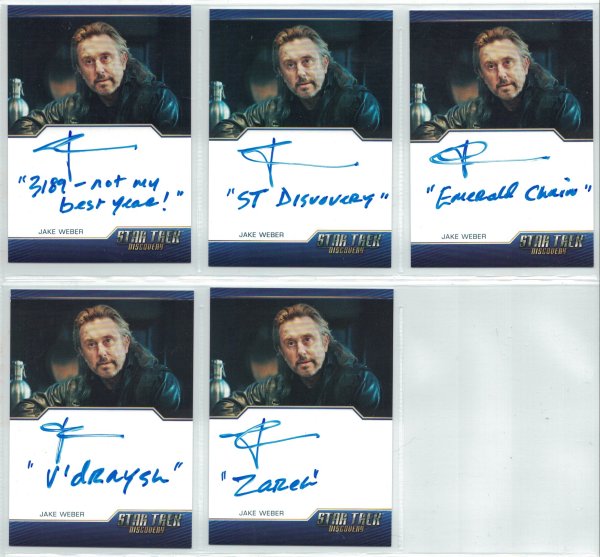 Star Trek Discovery Season Three Inscription Cards