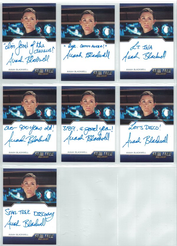 Star Trek Discovery Season Three Inscription Cards