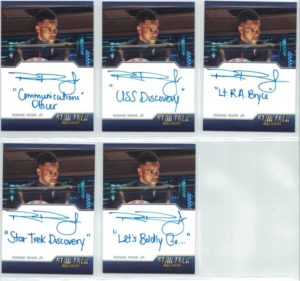 Star Trek Discovery Season Three Inscription Cards