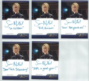 Star Trek Discovery Season Three Inscription Cards