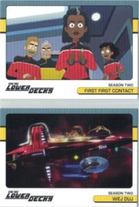 Star Trek Inscriptions Lower Decks Episode Card Set