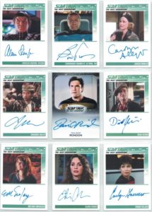 Star Trek Inscriptions Autograph Card Set