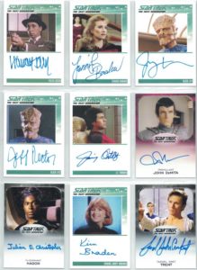 Star Trek Inscriptions Autograph Card Set