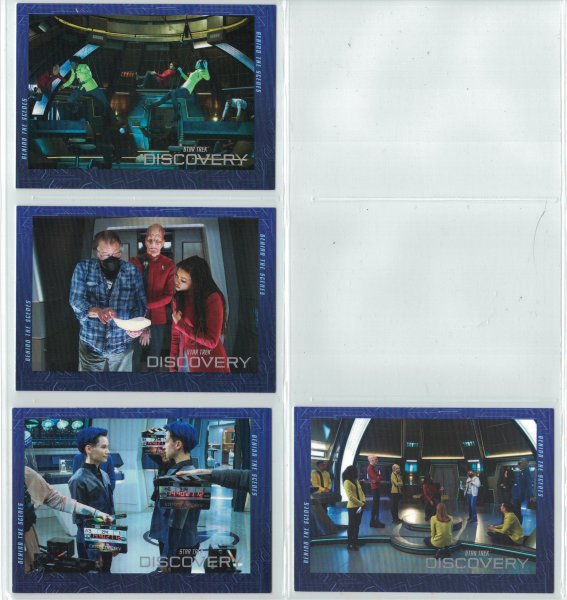 Star Trek Discovery Season Four BTS Cards