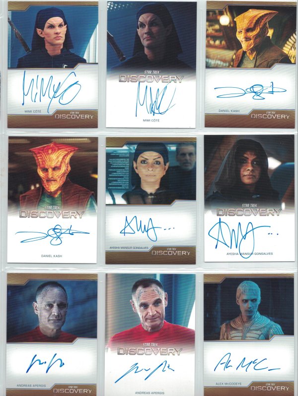 Star Trek Discovery Season Four Inscription Cards