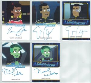 Star Trek Lower Decks Autograph Cards