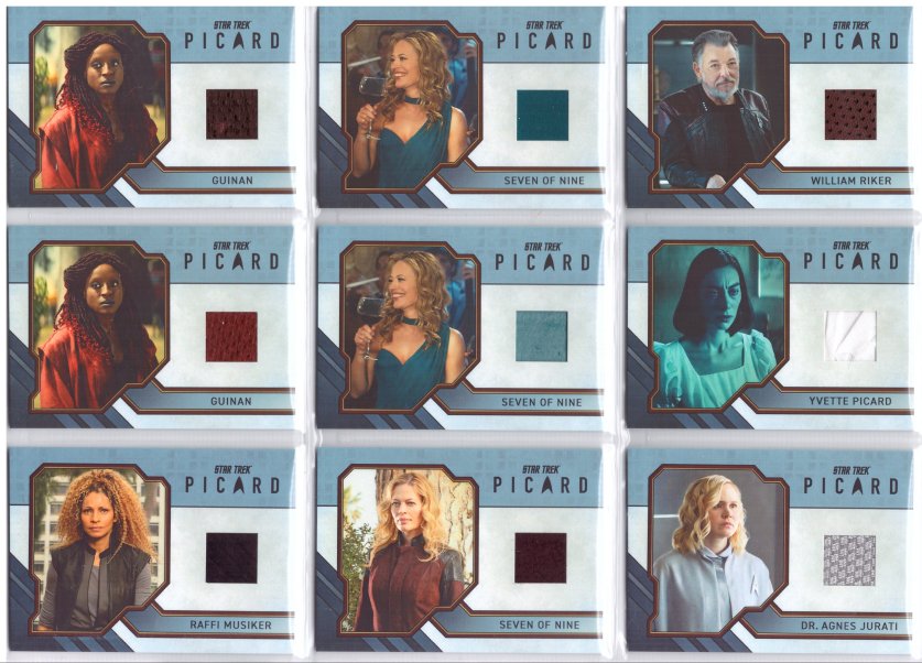 Star Trek Picard Season 2 and 3 Relic Cards