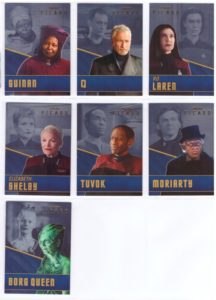 Star Trek Picard Season 2 and 3 Then and Now Card Set
