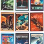 Star Trek Picard Season 2 and 3 Travel Poster Card Set