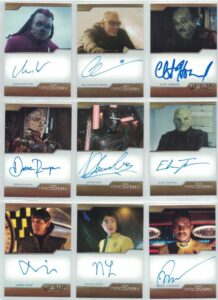 Star Trek Discovery Season 5 autograph cards