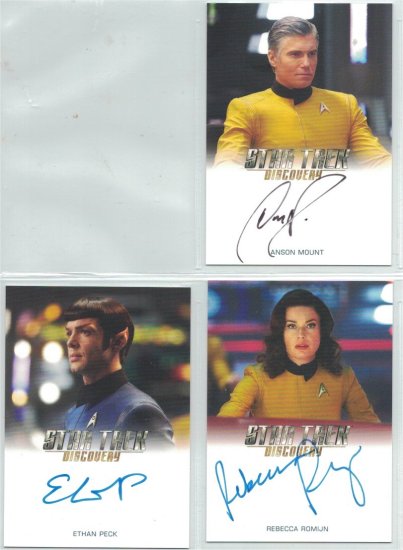 Star Trek Discovery Season 5 Autograph Cards